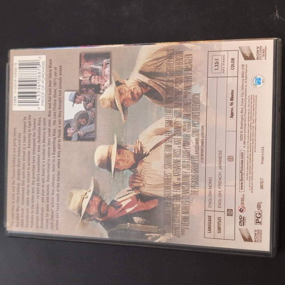 Louis Lamour's Shadow Riders DVD - Picture 2 of 3